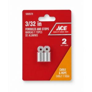 ACE Ferrule And Stop Kit 3/32in 2pk