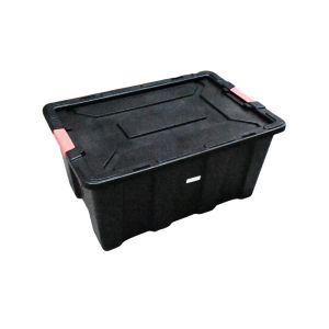 Storage Box with Latch – Black  100L