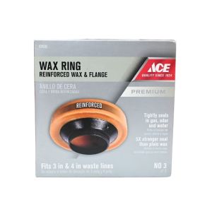 ACE Reinforced Wax Ring with Flange – No.3 (Fits 3
