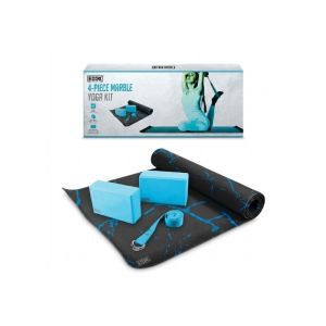 EDX 4-Piece Marble Yoga Kit Blue 1 Ea 965-EBE-Y4-MRB-BLU