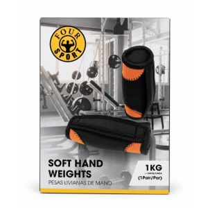Ankle / Wrist Weight 1 Kgs Black/Orange