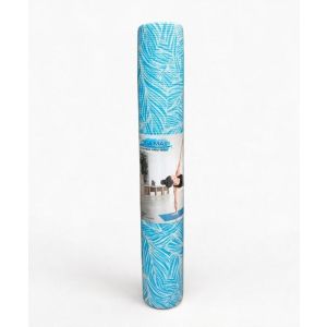 Yoga Mat Blue & White 4mm PVC (68