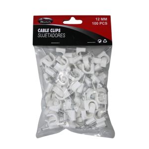 Round Cable Clip 12mm