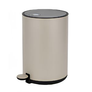  Iron Step Bin 5L- Beige