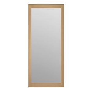 Over-The-Door Mirror 30 × 120 cm – Rectangular Wooden Frame