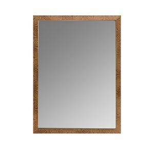 Wall Mirror – Decorative Textured Wood Frame