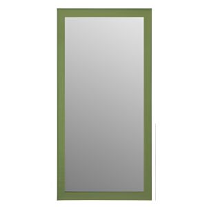 Wall Mirror 30 × 90 cm – Green Frame