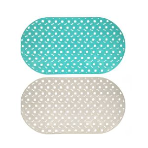 Non-Slip Bathtub Mat Oval – Assorted Colors