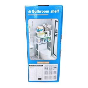 Over-The-Toilet Bathroom Shelf – Space-Saving Storage Rack