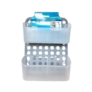 Bathroom Hanging Organizer Basket , 2-Tier 1Ea 734-CX5203