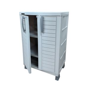 Utility Storage Cabinet W/ Double Doors – Gray