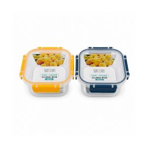 Square Food Storage Container 900ml-Assorted Colors
