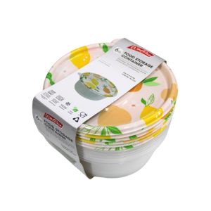 WindRose Food Storage Container Set 6pcs 1Ea 723-05714