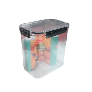 Plastic Food Storage Container | Airtight Locking Lid 4L