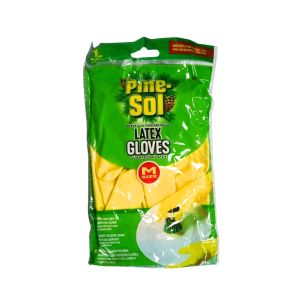 Pine-Sol Latex Gloves M 1Ea 733-76236