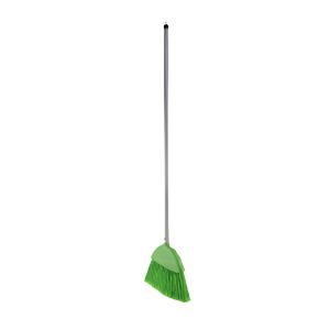 Clean Corners Broom with Handle Green