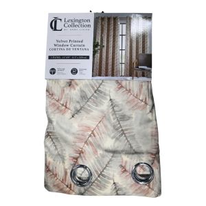 Velvet Printed Window Curtain – 54