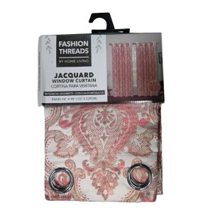 Jacquard Window Curtain Panel – 54