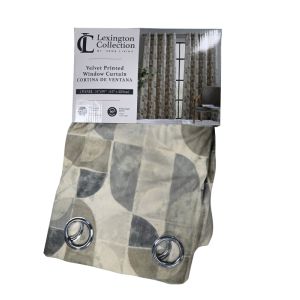 Velvet Printed Window Curtain – 54