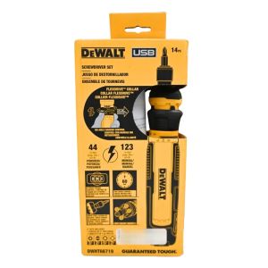 DEWALT USB FlexDrive Electric Screwdriver Set – 14-Piece