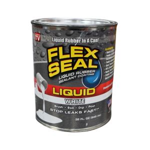 Flex Seal Liquid Rubber Sealant 945 ml – White 32fl oz