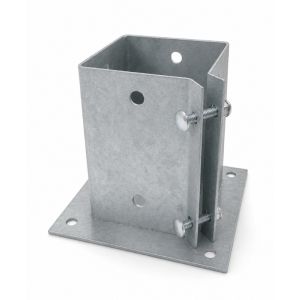 Post Base 4in x 4in 100mm Metal
