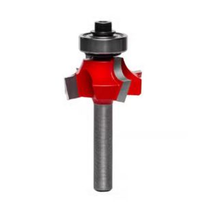 Carbide Round-Over Router Bit with Top Bearing 1-1/8x1/4