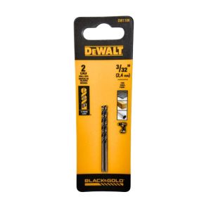 DEWALT Black & Gold 3/32 in. Drill Bit Set (2-Pack)