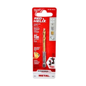 Milwaukee Red Helix Titanium Impact Drill Bit, 13/64