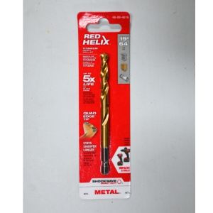 Milwaukee Red Helix Titanium Drill Bit – 7/16