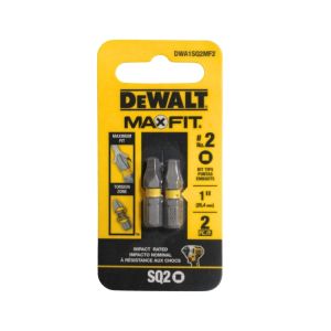 DeWalt MaxFit Impact Rated Bit Tips – SQ2, 1
