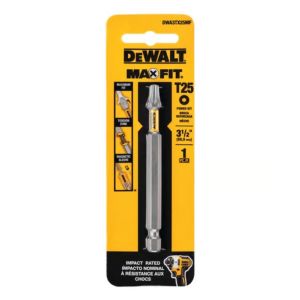 DeWALT MAXFIT T25 Torx Impact Driver Bit 3-1/2