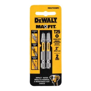 DeWALT MAXFIT T25 Torx Impact Driver Bits 2