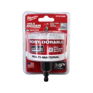 Hole Saw With Arbor and Pilot Bit 2-1/4