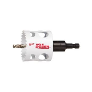 Milwaukee Hole Dozer Hole Saw W/ Arbor & Pilot Bit 2-1/8