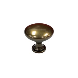 Creeden Allison Cabinet Knob – Burnished Brass, 1-1/4 in.