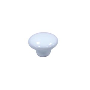 Creeden Allison Cabinet Knob – White Ceramic, 1-1/2 in.