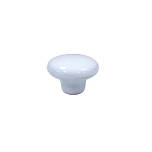 Creeden Allison Cabinet Knob – White Ceramic, 1-1/4 in.