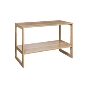 5FIVE Storage Rack 2 Shelves 67x33.5x51cm Beige 1 Ea 294083