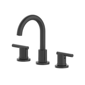 Sink Faucet Modern Matte 3pcs Black 8in 1Ea 4027806