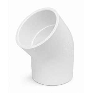  Daco Pvc 45 Degree Elbow Sch-40 3 In White 1 Each