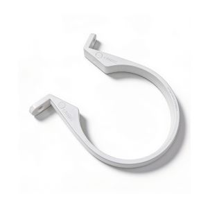 PVC Pipe Clip Bracket – White Pipe Support Clamp
