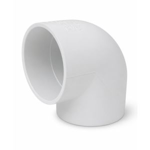  Daco Pvc Elbow Sch40 4 x 90 White 1 Each