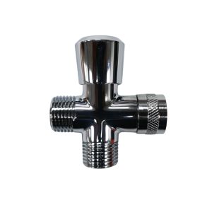 3-Way Shower Diverter Valve – Universal G1/2” Connector Chrome