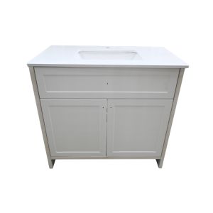 Bathroom Vanity with Integrated Sink-36