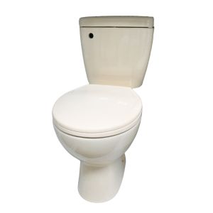 2-Piece Toilet Set – P-Trap – White