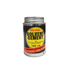 Christle Solvent Cement for PVC/CPVC 125ml  1 Ea 65ML