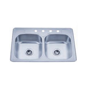 Stainless Steel Double Bowl Sink 33
