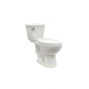  Brown USA Easy Height Elongated Toilet 17 In White 1 Each AS1006A