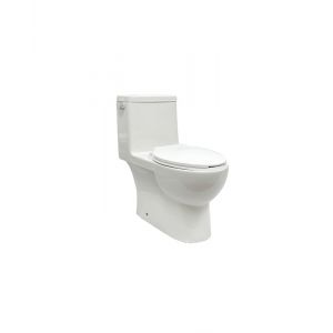 Brown USA Elongated One Piece S Trap Toilet 1 Each AS1003A